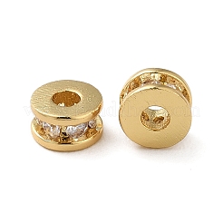 Покрытие стойки латунное паве бусины из кубического циркония&nbsp;KK-K346-32G