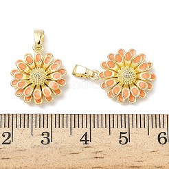 Латунь эмаль подвески&nbsp;KK-Z134-08G-01