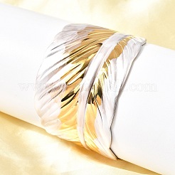 Браслеты-манжеты из нержавеющей стали 304 для женщин&nbsp;BJEW-F509-02A-G