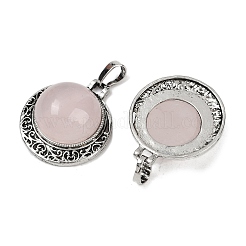 Полукруглые подвески из натурального розового кварца&nbsp;PALLOY-R159-01AS-12