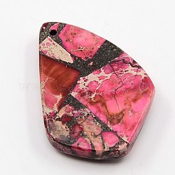 Синтетический регалит / имперская яшма / подвески из яшмы с морскими осадками&nbsp;G-K002-M02