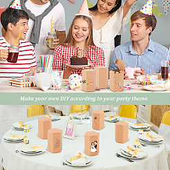 Шестигранные подарочные коробки для хранения мыла ручной работы из крафт-бумаги AJEW-WH0166-25