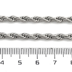 Ожерелья из латунной веревки для мужчин и женщин&nbsp;NJEW-G160-09P