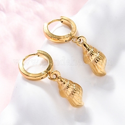 Серьги-кольца из нержавеющей стали 304&nbsp;EJEW-F357-02G-01