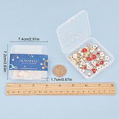 Подвески из эмали и сплава&nbsp;ENAM-SC0001-66LG