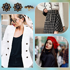 10 шт. 1-отверстие кнопки из сплава стекла&nbsp;BUTT-FG0001-50A