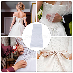 Замена заднего щитка женского свадебного платья&nbsp;DIY-WH0349-88A