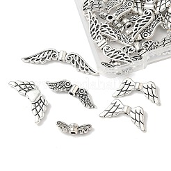 50шт 5 стиля бусины из сплава в тибетском стиле&nbsp;TIBEB-FP0001-05