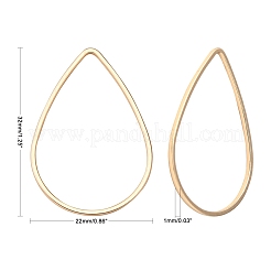 Латунные соединительные колечки&nbsp;X-KK-R037-55KC