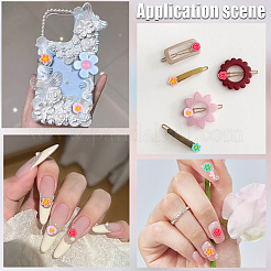 120шт 8 стиля непрозрачные кабошоны из смолы&nbsp;RESI-PA0001-13