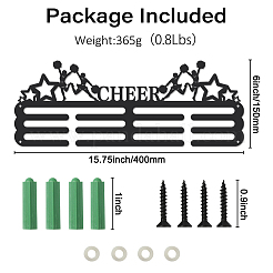 Спортивная тема железная вешалка для медалей настенная стойка для дисплея&nbsp;ODIS-WH0021-613