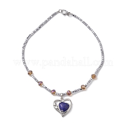 Немагнитные ожерелья из синтетического гематита и стеклянных бусин&nbsp;NJEW-JN04811