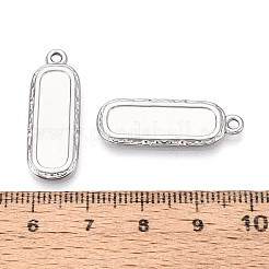 Оправы для подвесок из нержавеющей стали 304 в виде кабошонов&nbsp;STAS-N108-61P