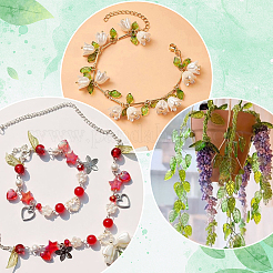 300шт 10 стиля прозрачные акриловые подвески&nbsp;OACR-SC0002-48