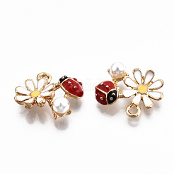 Подвески из эмали и сплава&nbsp;X-ENAM-S126-011-RS