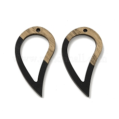 Кулоны из непрозрачной смолы и дерева&nbsp;WOOD-F012-03