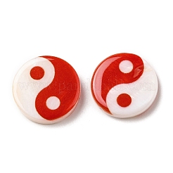 Набивные бусины из натуральных пресноводных раковин&nbsp;SHEL-R129-07C-02