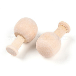Незаконченные деревянные грибные украшения&nbsp;WOOD-T032-06