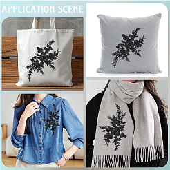 Аксессуары для вышивки цветочной марлей и блестками&nbsp;DIY-WH20081-002C