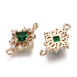 Соединители из латуни с микрочастицами и кубическим цирконием&nbsp;X-KK-R111-014-A01