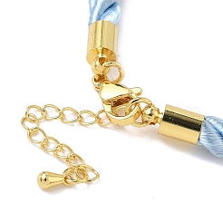 Изготовление ожерелья из нейлонового витого шнура толщиной 5 мм&nbsp;FIND-G096-01G-23