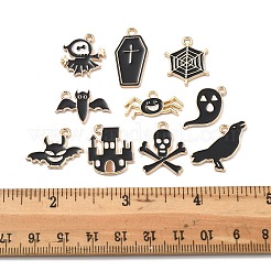 20шт 10 стиля хэллоуин подвески из сплава эмали&nbsp;ENAM-FP0002-91
