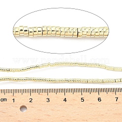 Гальванические нити из синтетических немагнитных гематитовых бусин&nbsp;G-G174-G01-01