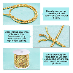 Полиэфирные шнуры&nbsp;NWIR-WH0013-01B-01