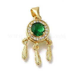 Стойки обшивки латунь микро проложить Циркон подвеску&nbsp;KK-G500-28G