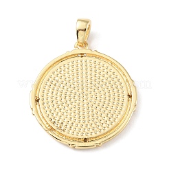 Латунные микро проложить кубического циркония подвески KK-P233-07G