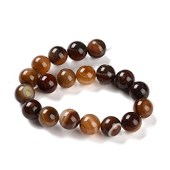 Натуральные полосатые агатовые / полосатые агатовые бусинки&nbsp;G-Z060-A01-C10