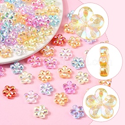 216 шт прозрачные акриловые бусины&nbsp;PACR-FS0001-06