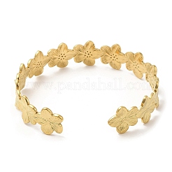 Браслеты-манжеты из нержавеющей стали 304&nbsp;LS-BJEW-K267-07G