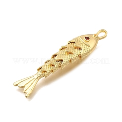 Латунные микро проложить кубического циркония подвески&nbsp;X-KK-Z125-06G-02