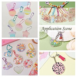 Прозрачные акриловые заготовки подвески&nbsp;TACR-Z003-01E