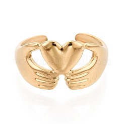 Регулируемые манжеты из нержавеющей стали 304 с ионным покрытием (IP) для женщин&nbsp;RJEW-N052-11G