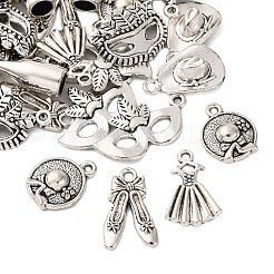 40 шт. 8 стиля подвески из сплава в тибетском стиле для банкета&nbsp;TIBE-FP0001-09