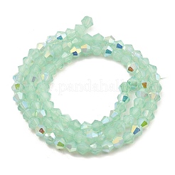 Выпечка окрашенные стеклянные бусины пряди&nbsp;X-DGLA-F029-J2mm-A10