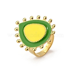 Кольца из нержавеющей стали 304 с эмалью для женщин&nbsp;LS-RJEW-Z096-01G-01