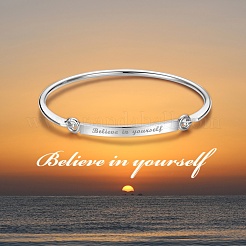 Модный латунный браслет с гравировкой&nbsp;JB247B