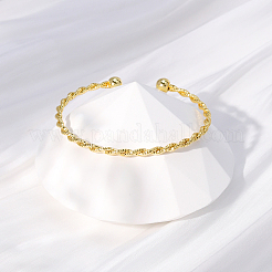 Витые латунные браслеты-манжеты&nbsp;YN8277