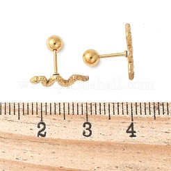 Серьги-гвоздики из нержавеющей стали 304 для женщин&nbsp;EJEW-E603-02G