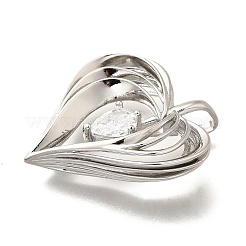 Латунные микро проложить кубического циркония подвески&nbsp;KK-B128-03P