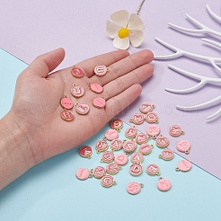 2 комплект 2 стилей позолоченных сплавов с эмалью&nbsp;ENAM-YW0001-28E