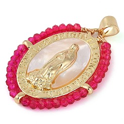 Латунные микро проложить кубического циркония подвески&nbsp;KK-U032-01G-D01