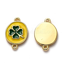 Соединители латунные эмалевые звенья&nbsp;KK-B028-19G