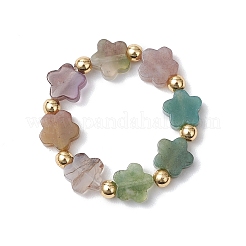 3 шт. перстни из натурального индийского агата&nbsp;RJEW-JR00893