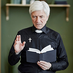 50 шт. религиозный корс сплав лацкан булавки задняя часть&nbsp;JEWB-FH0002-50P