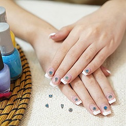 7 шт. 7-х цветные латунные подвески с кубическим цирконием&nbsp;KK-DR0001-03