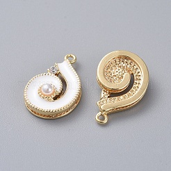 Латунь эмаль подвески&nbsp;LS-KK-I661-01G-A